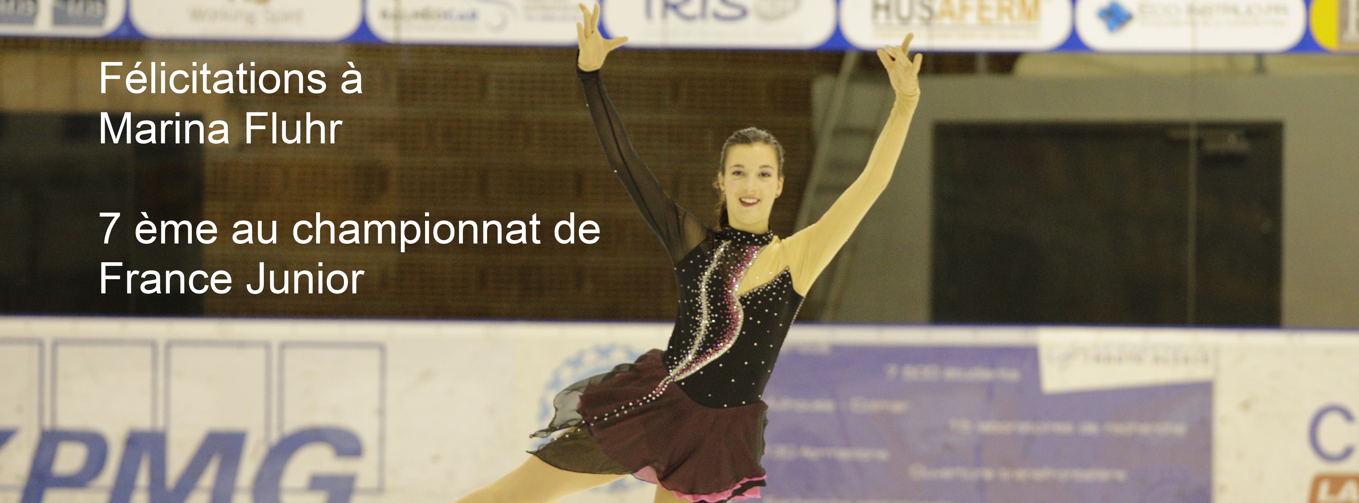 Marina Fluhr 7 ème au championnat de France Junior